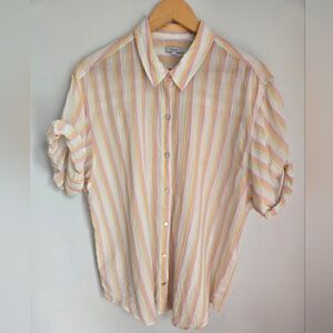 RAILS Jojo Malta Pastel Striped Lightweight Cotton Shirt